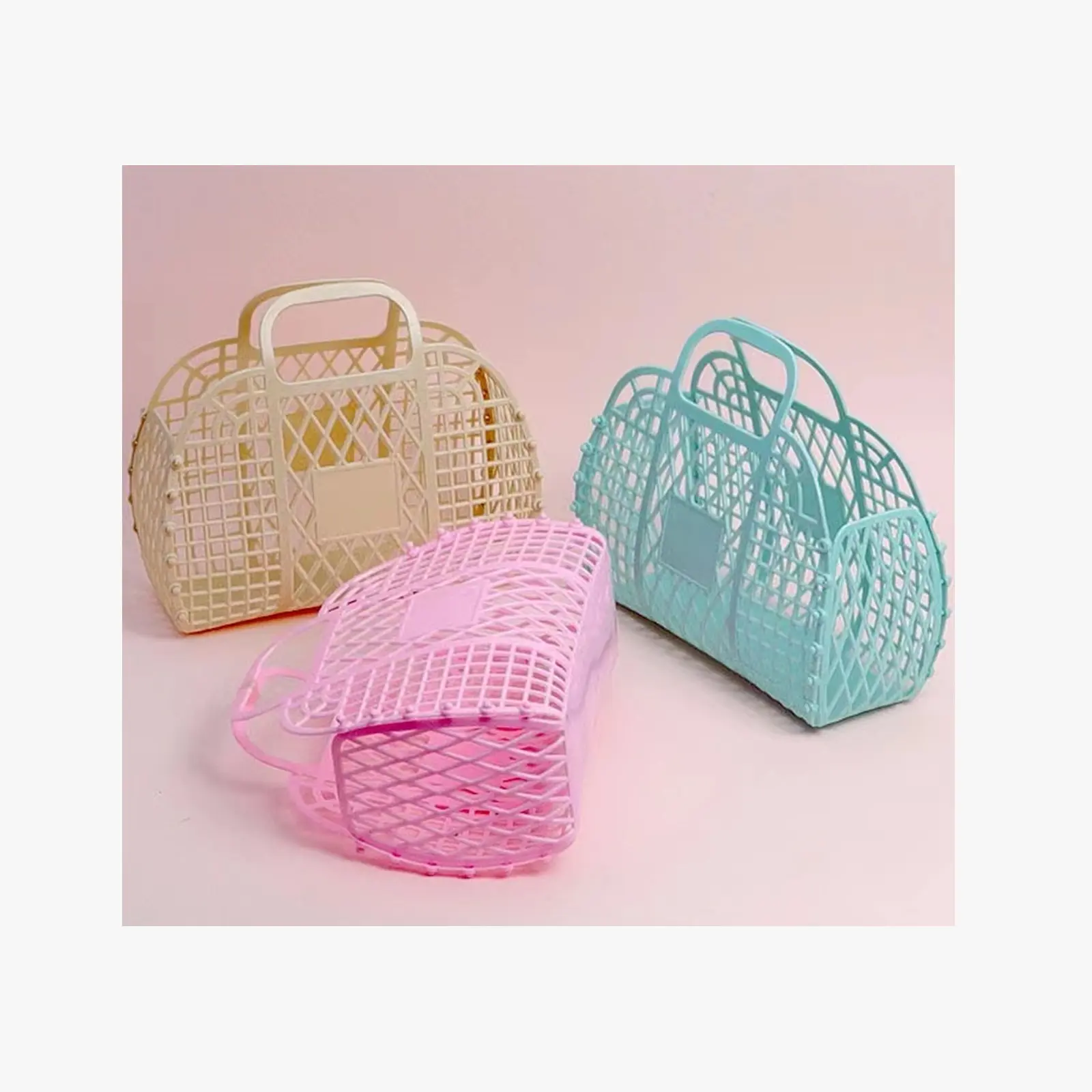 Borsa per bambini borse di gelatina per bambini ragazze donne borsa regalo riutilizzabile ideale borsa di gelatina borsa da spiaggia per bambini in plastica