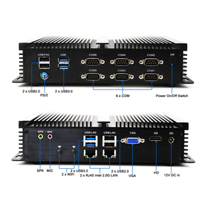 Powerful Desktop <strong>Computer</strong> Win 7/Win 8/Win 10/<strong>Linux</strong> Fanless <strong>System</strong> Without Cooling Fan Mini PC for Industrial