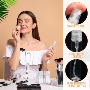 2ml 3ml 5ml 10MLミニ香水瓶透明ガラス噴霧器付き空の香水サンプルボトル - Product Image 6