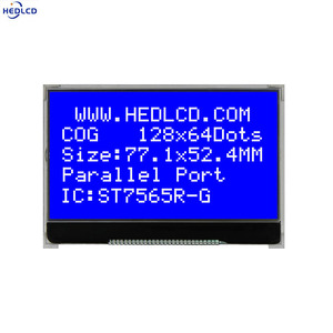 Werksverkauf 3,2 Zoll 128*64 128x64 Grafik-COG-LCD-Anzeige modul mit ST7565R SPI oder Parallel 28pin für Instrumente und Messgeräte - Product Image 2