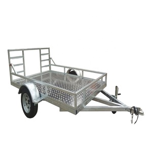 Customizable Durable Anticorrosive LED Lights Utility Flatbed Trailer for ATV/UTV Cargo &amp; Utility Trailers <strong>Mesh</strong> Transport <strong>Ramp</strong> - Product Image 1