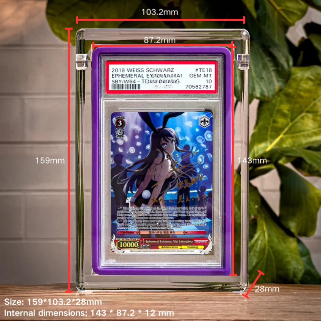 PSA (Suitable for rating cards with silicone protectors)