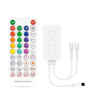 WS2812B WS2812B Bluetooth RGBIC светодиодный контроллер SP611E два часа 2*600 пикселей светодиодный контроллер - Product Image 1