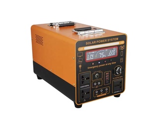 耐用使用廉价太阳能户外电源移动300W 600W 1200W野营110v 220v太阳能发电机电源 - Product Image 4