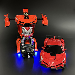 Deformasyon Robot uzaktan kumanda araba elektrikli spor oto modeli yarış rc drift araba işık oyuncak ile çocuk hediye için - Product Image 5
