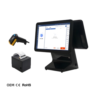 Großhandel 15 Zoll POS Registrier kasse Restaurants Android Windows Software Terminal Tankstelle Pos Terminal Restaurant Point Sale - Product Image 1