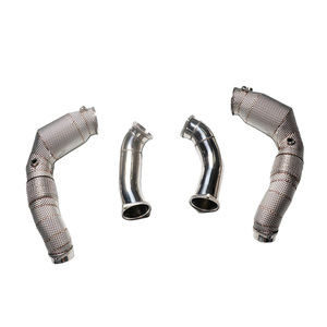 2023 + X5 X7 X6ท่อไอเสียแบบตรงท่อไอเสีย downpipe สำหรับ BMW G05 G06 G07 304สแตนเลสพร้อมเกราะกันความร้อนสภาพใหม่ - Product Image 1