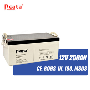 Neata Spaceflight 12V 250AhソーラーGEL鉛蓄電池UPSエネルギー貯蔵システムAgmディープサイクルソーラーバッテリー