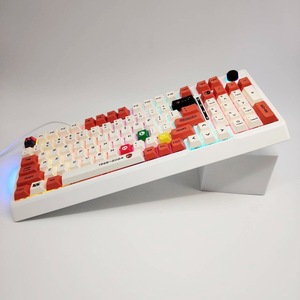 USB C cablato RGB retroilluminato interruttore hotswap full size tastiera meccanica con manopola per ufficio mac gaming - Product Image 1