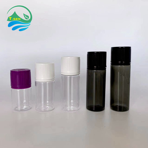 Stok temizle siyah V3 10ml 30ml 50ml 60ml 100ml PET sıvı suyu yağı plastik şişe ile düz üst sabotaj belirgin çocukların açamayacağı kap - Product Image 2
