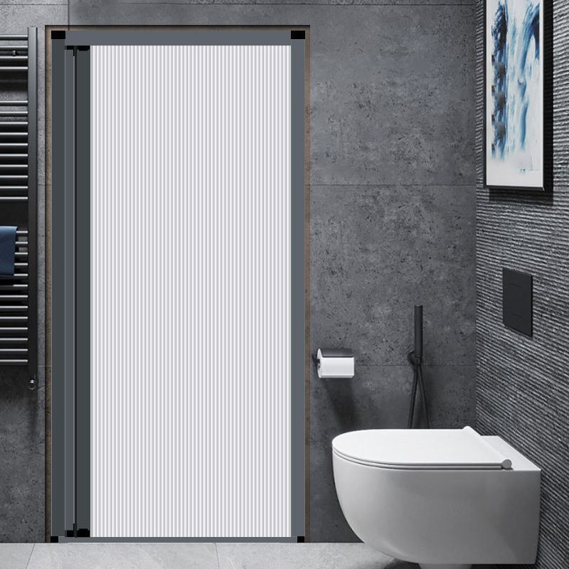 Gray frames and white curtains