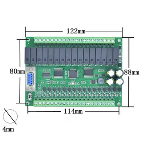 PLC scheda di controllo industriale Controller di programmazione FX2N-32MR FX2N-32MT 16 In & 16 Out RS232 1DA + 2AD opzionale DC24V 9.6k - Product Image 5