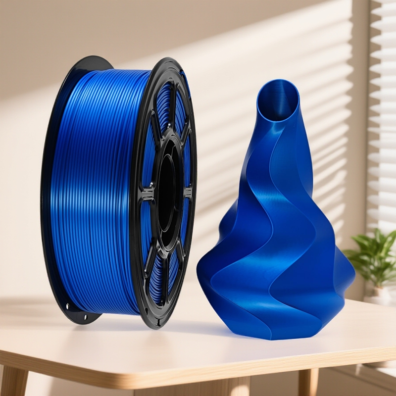 Silk Deep Blue