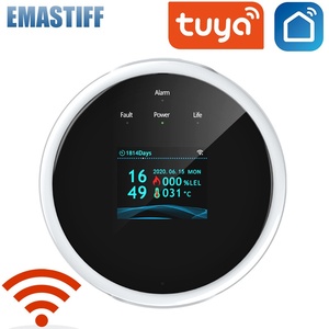 Tuya Smart Life WiFi Gasleck detektor Sensor ABS Kunststoff 80dB Alarm vor Ort Erdgas erkennung für das Hauss icherungs system - Product Image 5