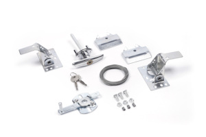 Herrajes para puertas de galaje Cerradura de acero <span class=keywords><strong>WT</strong></span>ガレージドアハードウェアスチールロック
