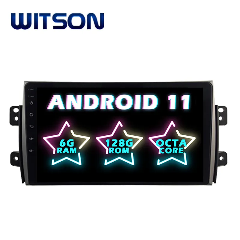 WITSON Android 11 автомобильный DVD-плеер для SUZUKI SX4 2006-2012 6 ГБ ОЗУ 128 Гб ПЗУ встроенный беспроводной CARPLAY + Android автоматическая поддержка 4G