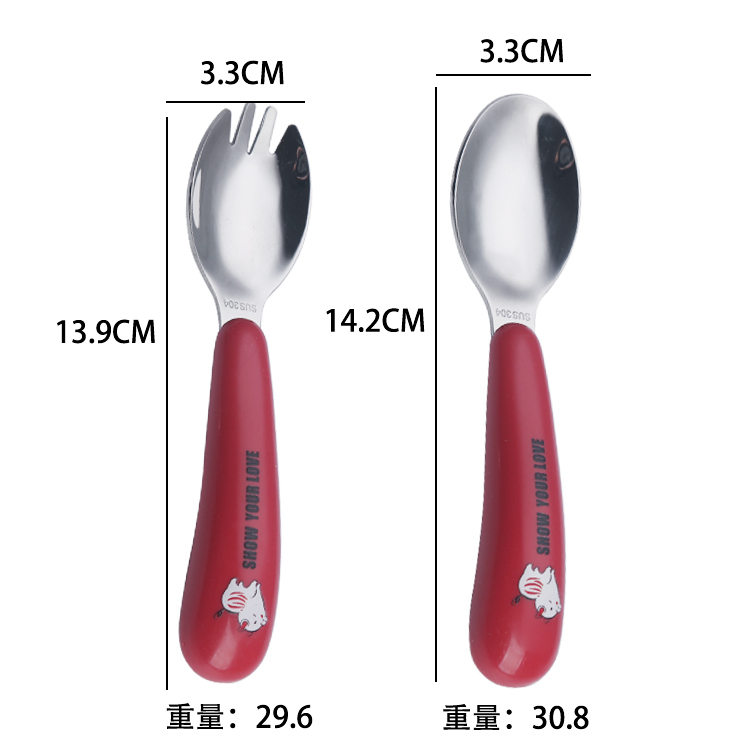 Ensemble rouge du porc 2pcs