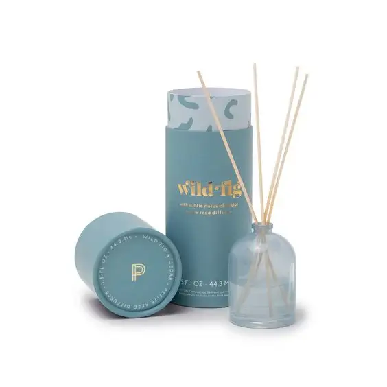 Luxury 200ml Private Label Round Cylinder Packaging Candle and Reed Diffuser Set Gift Box Reed Diffuser Sets