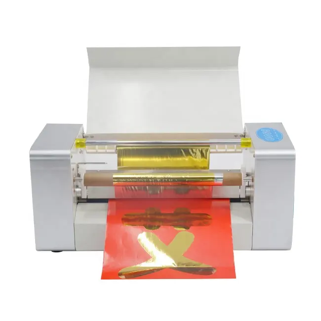 360B de papel de impresora de lámina digital/impresión de alta velocidad y salida USB máquina de estampación en caliente, máquina de bolsas de regalo