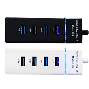 4端口USB3.0笔记本电脑分路器集线器扩展器USB集线器高速usb电脑分路器3.0集线器适配器 - Product Image 3