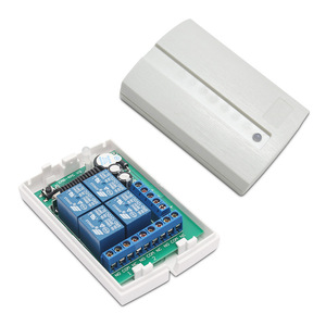 KONST 12V-48V 433 codice di apprendimento 4 canali lampada pompa acqua alimentazione telecomando senza fili interruttore di blocco Non blocco Controller - Product Image 3