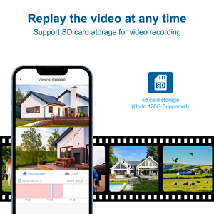 V380 Pro Năng Lượng Mặt Trời Máy Ảnh 24/7 Luôn Luôn Trên Video Ngoài Trời Máy Ảnh 360 Độ Ptz Điều Khiển 4G Sim Thẻ Wifi Năng Lượng Mặt Trời PTZ Máy Ảnh - Product Image 5