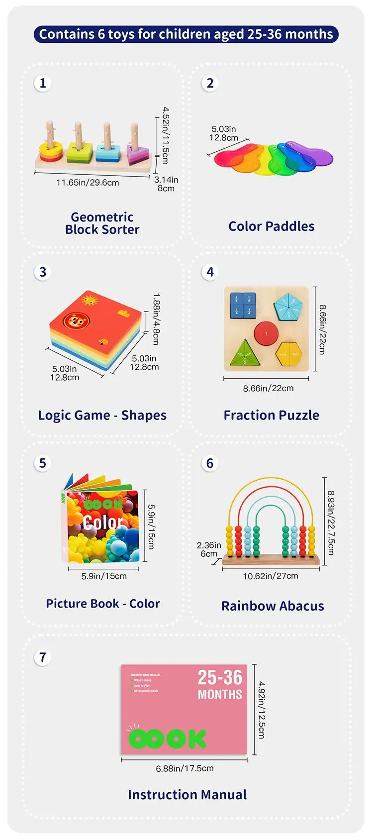 حبات خشبية قوس قزح العداد ألعاب عد للأطفال مهارات الرياضيات المبكرة مونتيسوري ألعاب تعليمية للأطفال الصغار