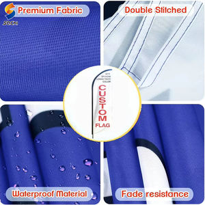 Drapeau personnalisé Double face promotionnel de haute qualité bannière résistant à la décoloration divers drapeaux drapeau de plage pour magasin de concessionnaire automobile - Product Image 4