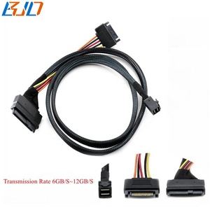 Mini <strong>SAS</strong> HD U.2 SFF-8643 to SFF-8639 NVME PCIe SSD Cable 12Gbps 0.8M for Mainboard Intel SSD 750 P3600 P3700 0.5M - Product Image 3