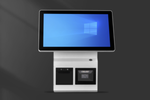 Оптовая продажа, система Pos с двумя экранами, Wins11 производитель, настольный сенсорный экран, все в одном, платежный терминал Pos с принтером - Product Image 2