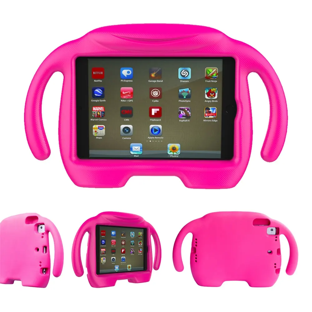 Cute tablet 7.9 inch EVA sponge baby case for iPad mini 5 kidsproof drop resistant handle cover