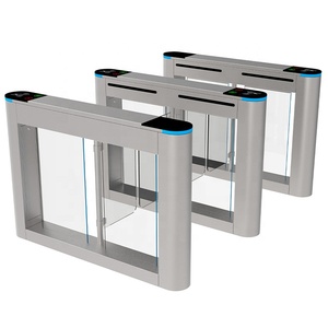 Il tornello ottico dell'oscillazione automatica produce il tornello dell'oscillazione del cancello di controllo di accesso del cancello con il riconoscimento di fronte lettore di impronte digitali RFID - Product Image 1