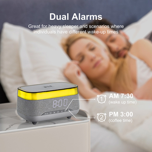 <strong>2025</strong> New Multifunction Smart Blue Tooth <strong>Speaker</strong> with Wireless Charger and Alarm Clock - Product Image 5