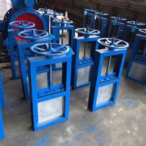 中国CE API ANSI DN150工厂不锈钢CF8电动方刀闸阀油水气OEM定制支持