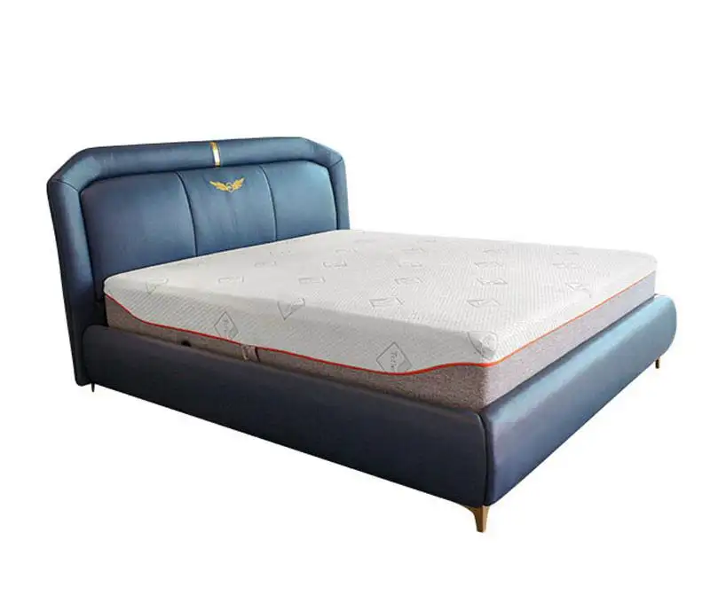Letto di lusso elettrico letto multifunzionale per camera da letto mobili Hotel King Size Smart letto regolabile con materasso