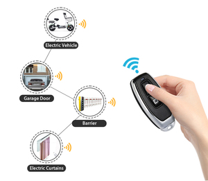 Universale 2/3/4 pulsanti 433MHz porta Garage Wireless RF trasmettitore automatico Clone telecomando per il duplicatore di codice di copia a LED - Product Image 5
