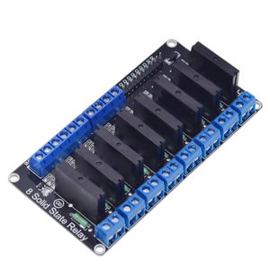 Modulo relè a stato solido a 8 canali alto e basso livello di attivazione 5V 12V 24V 250V per schede e moduli Driver del motore - Product Image 2
