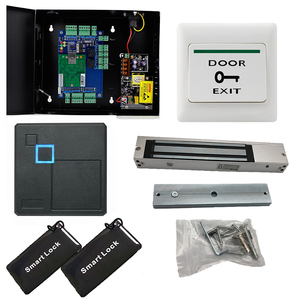 Elektrisches Tür-TCP/IP-Netzwerk Viertüriges Zugangs kontroll platinen system mit 110-V-Metallnetzteil mit RFID - Product Image 1