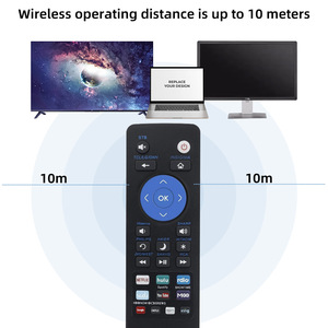 TCL LG ONN Sharp Philips Hisense JVC RCA Haier用ROKUストリーミングTVbox用ユニバーサルスマートワイヤレスリモコンT1107B - Product Image 3