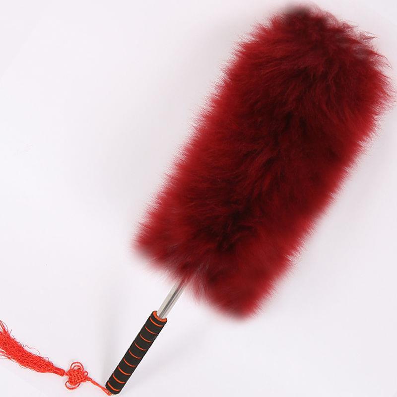Plumeau en laine rouge bordeaux extensible de 110 cm : un choix de qualité