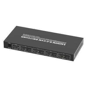 适用于计算机4K 60Hz USB 3.0键盘热键自动扫描红外控制4端口HDMI视频KVM切换器的HDMI KVM开关4x1