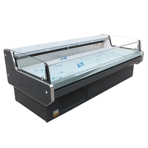 Flat Top Open Supermarket Fridge Commercial Refrigerator Meat Display Fridge showcase <strong>Chiller</strong> - Product Image 1