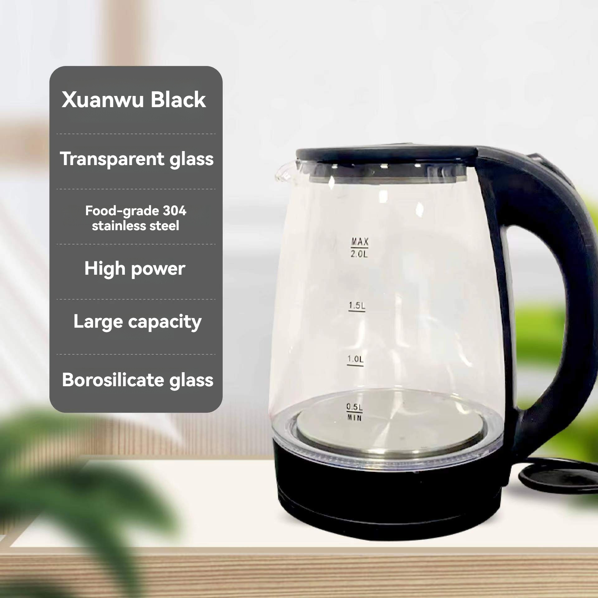 Xuanwu noir-110v norme américaine