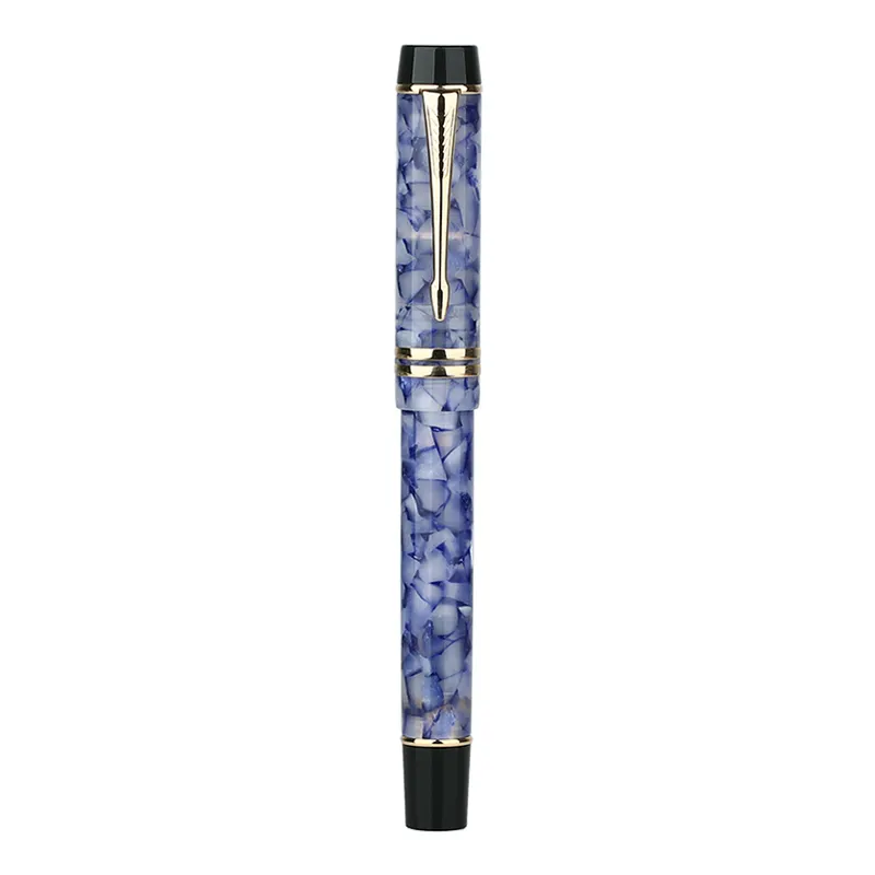 MoonMan-M600s الراتنج الأزياء تصميم قلم حبر الجليد الكريستال الأزرق الكبار طالب الأعمال الكتابة ممارسة هدية القلم صنع في الصين