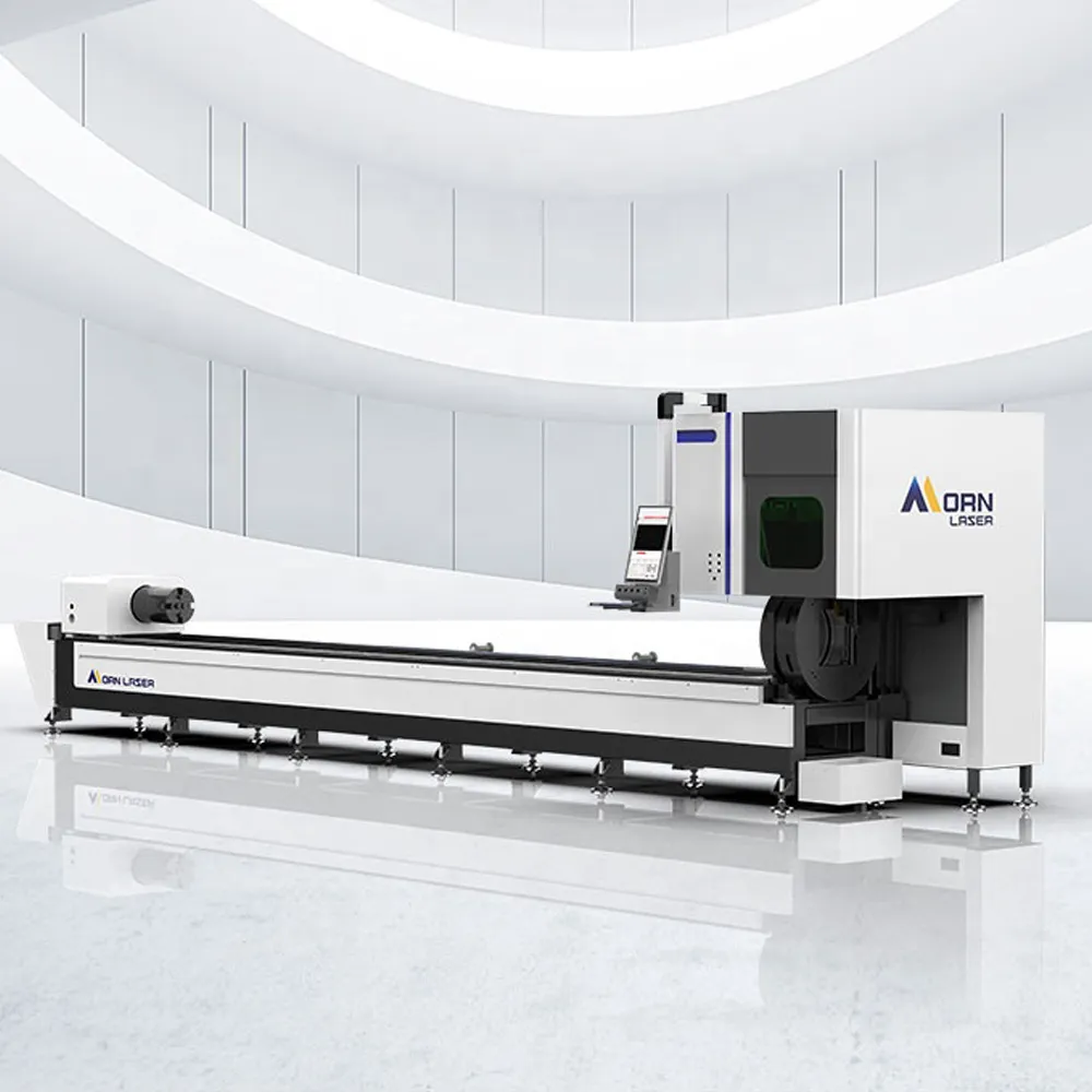 Chargement automatique mandrins rotatifs pneumatiques tube laser cutter tuyau carré machine de découpe laser à fibre