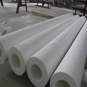 Yeni PTFE tüp ve levha yüksek sıcaklığa dayanıklı F4 Hollow çubuk toz formu işleme PTFE çubuk gövde - Product Image 1