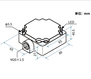 Agv công nghiệp <span class=keywords><strong>RFID</strong></span> cảm biến kỹ thuật số Robot Bộ dụng cụ phụ kiện <span class=keywords><strong>RFID</strong></span> <span class=keywords><strong>Reader</strong></span>/Writer IP65 bảo vệ 134.2/125kHz cho AGV AMR - Product Image 2