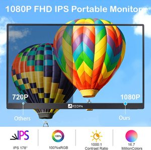 13,3 pulgadas 2K pantalla tecnología de panel de pantalla Gaming PC LCD monitores portátil Ordenador de pulgadas para teléfono PC USB - Product Image 2