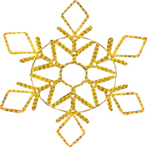 70cm Warm White 2D <strong>Snowflake</strong> Motif Light Christmas Festive Tree Lighting Decorative Modeling Lights