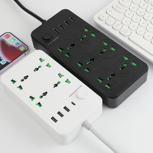 חם המוכר רצועת חשמל רצועת USB חשמל תוסף שקע אוניברסלי שקע לוח 4 לשקע 3 usb עם מתג